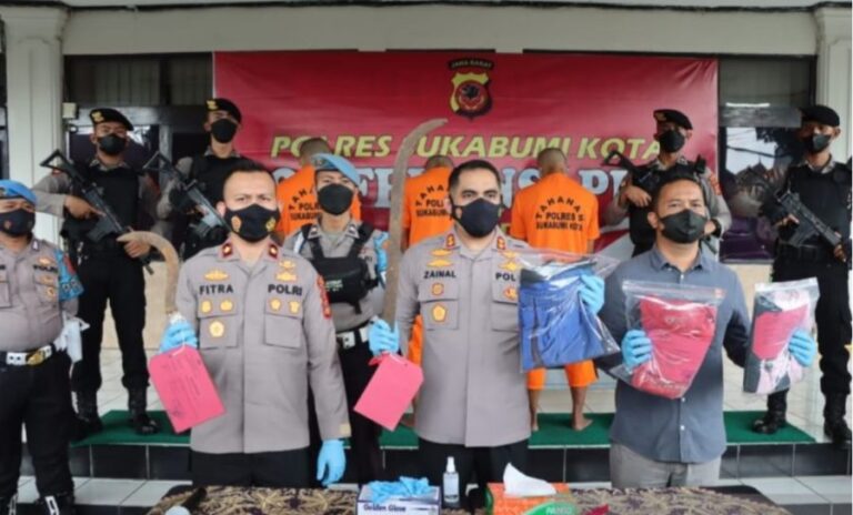 Tiga Terduga Pembunuh Pedagang Keliling Ditangkap Satreskrim Polres Kota Sukabumi