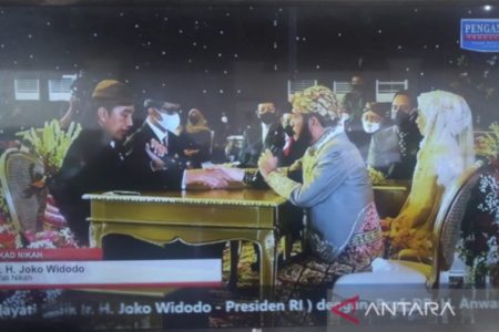 Ijab Kabul Berjalan Lancar, Ketua MK Sah Menjadi Suami Idayati, Adik Presiden Jokowi