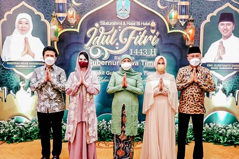 Gelar Halalbihalal, Gubernur Khofifah Ajak Perkuat Silaturahmi
