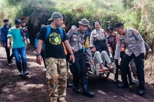Kondisi Selamat, Polres Bondowoso Temukan Pendaki Gunung Ijen yang Hilang
