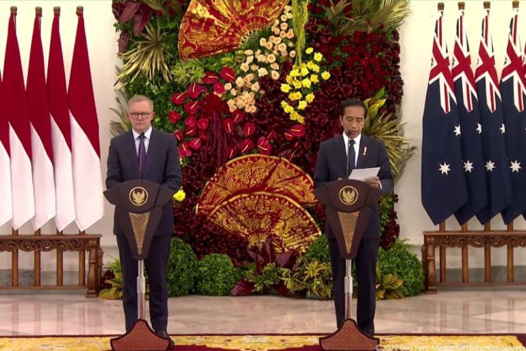 Presiden Jokowi Bertemu Perdana Menteri Australia Bahas Kerja Sama Ekonomi