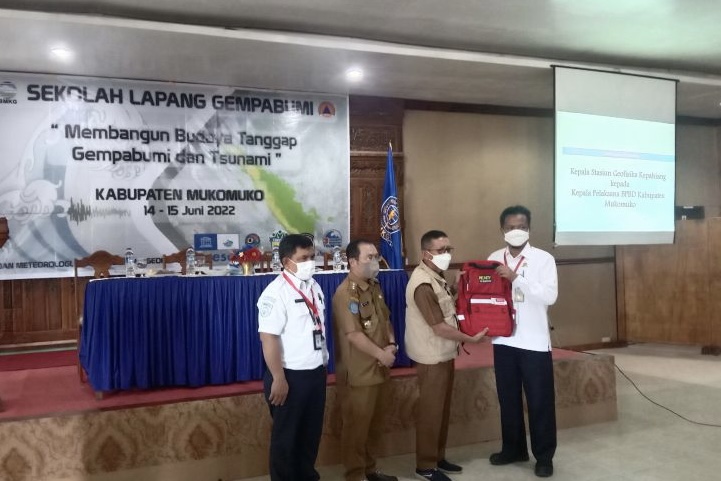Bangun Budaya Tangguh Bencana, BMKG Gelar Sekolah Lapang Gempa di Mukomuko