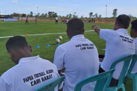 Pencarian Bakat Pemain Sepakbola Papua oleh PFA Berakhir di Jayapura