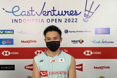 Upaya Momota Dapatkan Kembali Kepercayaan Diri di Depan Pendukung Sendiri