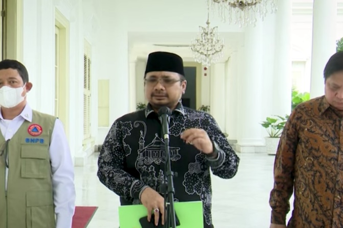 Menag Yaqut Minta Pemda Izinkan Penggunaan Lapangan dan Fasum untuk Shalat Idul Fitri