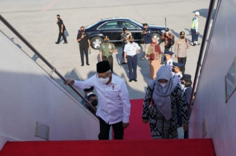 Napak Tilas ke Sejumlah Pondok Pesantren dan Meninjau Pembangunan, Wapres Bertolak ke Jawa Timur