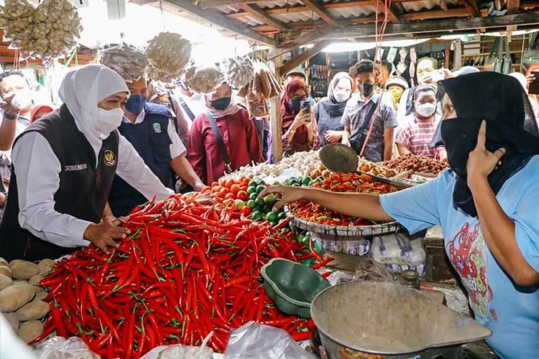 Gubernur Khofifah Optimis Harga Cabai akan Stabil Sebelum Idul Adha