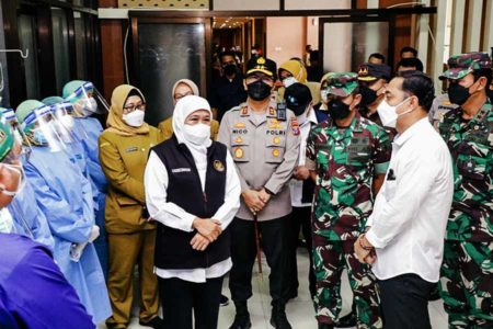 Seluruh Jatim PPKM Level 1, Gubernur Khofifah Apresiasi Kinerja SDM Kesehatan dan Peran Masyarakat
