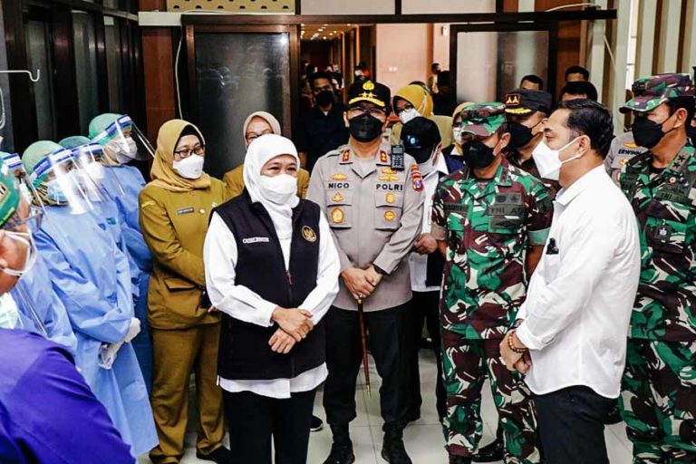 Seluruh Jatim PPKM Level 1, Gubernur Khofifah Apresiasi Kinerja SDM Kesehatan dan Peran Masyarakat