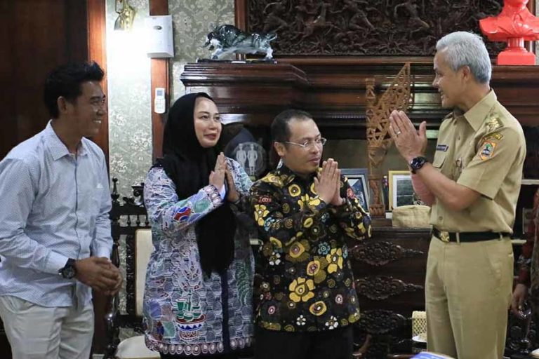 Temui Ganjar, Bupati Mukomuko Ajak Jateng Kerjasama dalam Industri Ekraf
