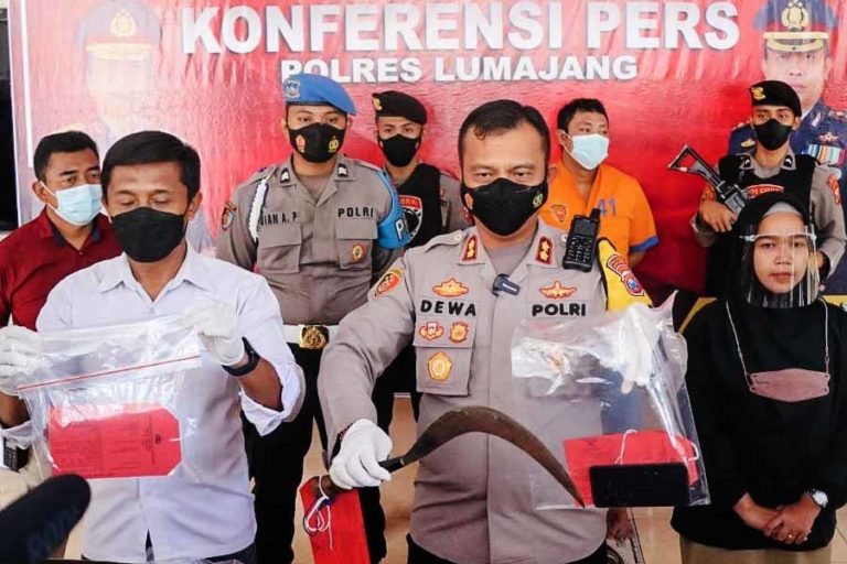 Polres Lumajang Amankan Oknum Kades Pelaku Penganiayaan dan Perampasan