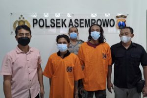 Polsek Asemrowo Perak Ringkus Pencuri Besi Penutup Gorong-Gorong
