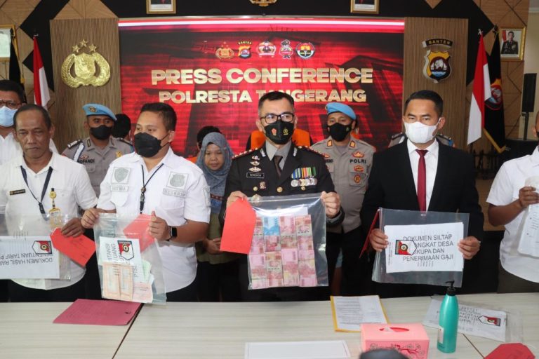 Polresta Tangerang Tangkap 4 Mantan Pejabat Desa Pelaku Pungutan Liar Program PTSL