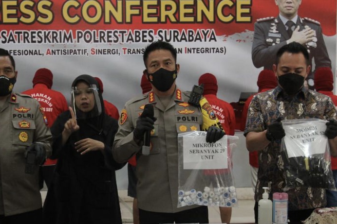 Polrestabes Surabaya Bongkar Sindikat Joki Ujian Masuk PTN