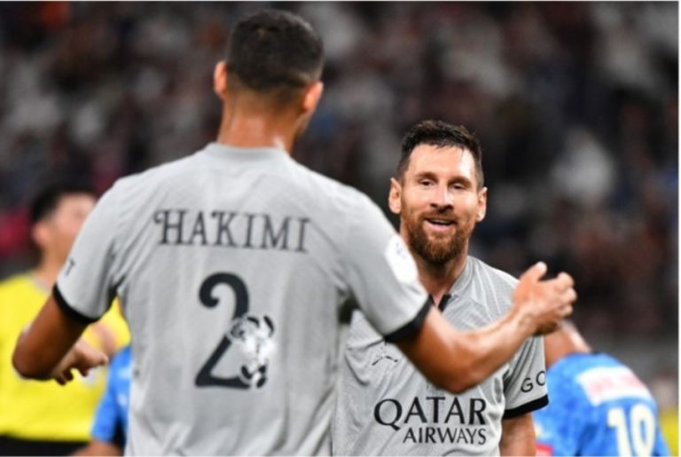 Pertandingan Pertama di Jepang, Lionel Messi Cetak Gol