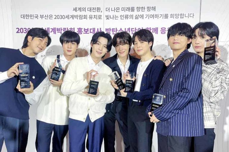 BTS Resmi jadi Duta Busan World Expo 2030 BTS