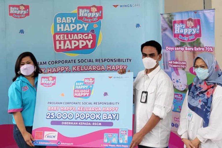 Baby Happy Diapers Salurkan Lebih dari 600 Ribu Popok untuk Keluarga Indonesia