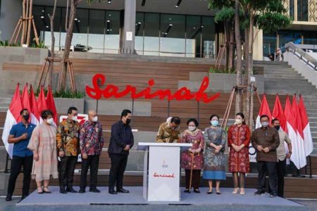Kerja Keras Kementerian BUMN Tak Sia-sia, Transformasi Sarinah Diapresiasi Jokowi