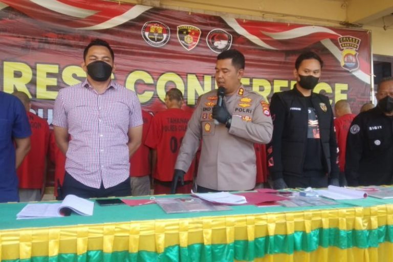 Polisi Tangkap Belasan Pelaku Judi Kelas Teri di Cilegon
