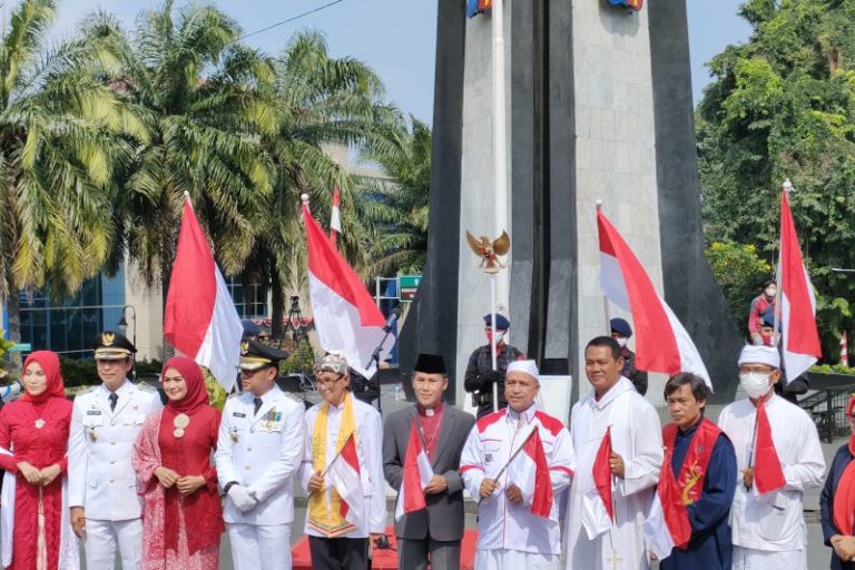 Rayakan HUT RI Ke-77, Tokoh Lintas Agama Kota Bogor Doa Bersama