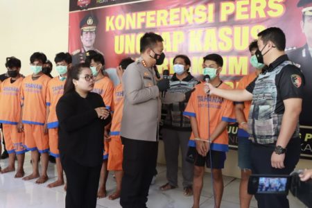 Polresta Sidoarjo Amankan Pelaku Pengeroyokan Antar Perguruan Silat