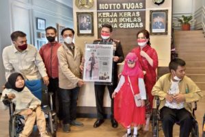 Difabel Creative Community Nobatkan Kapolresta Malang Jadi Bapak Disabilitas