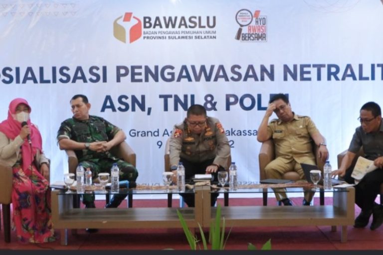 Cegah ASN Berpolitik Praktis, Bawaslu Sulsel Surati Instansi Pemerintah