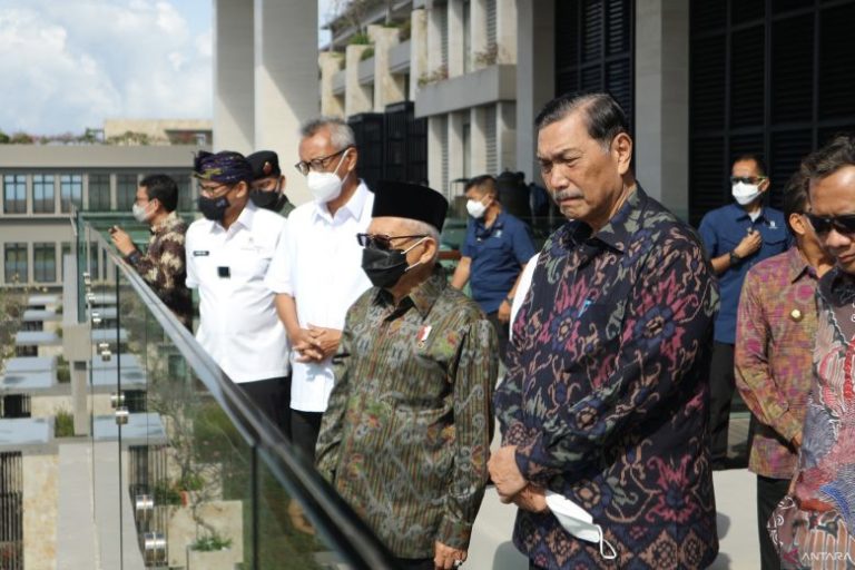 Wapres Sebut Persiapan Indonesia jadi Tuan RUmah G20 Hampir 100 Persen