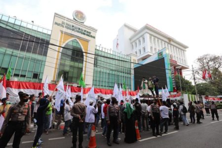 FKPP Unjuk Rasa Tuntut Suharso Monoarfa Mundur dari Ketum PPP