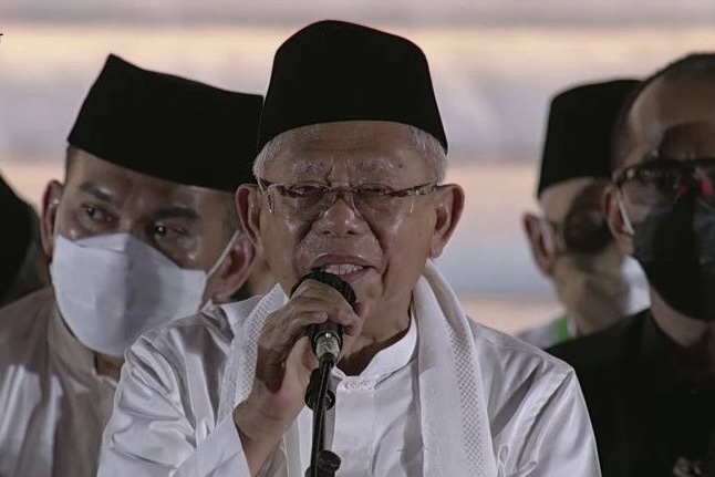 Gelar Zikir dan Doa Kebangsaan, Wapres Ma’ruf: Penduduk Surga Kebanyakan Orang Indonesia