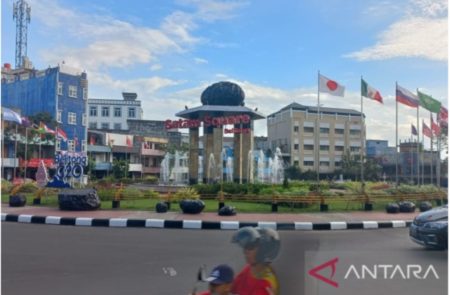 Wujud Penghormatan, Pemkab Belitung Pasang 20 Bendera Delegasi G20