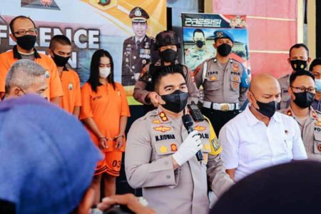 Polres Magetan Ringkus Sejoli Pembobol Kotak Amal Masjid
