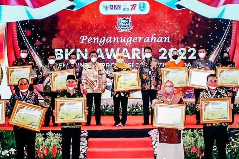 Jawa Timur Borong 32 Penghargaan BKN Award 2022