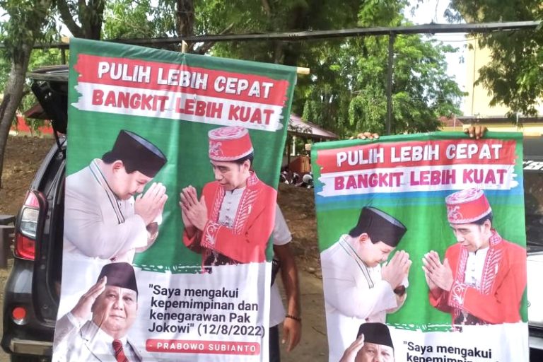 Spanduk Prabowo Disebarkan Tanpa Izin, DPD Gerinda Aceh Lapor ke Polisi