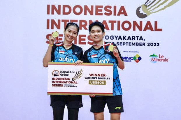Non-Unggulan, Ririn/Virni Berhasil Juarai Indonesia Internasional Series 2022