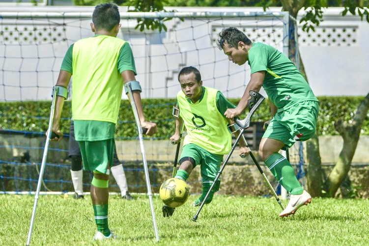 Menpora Tegaskan Pemerintah Akan Dukung Timnas Sepakbola Amputasi