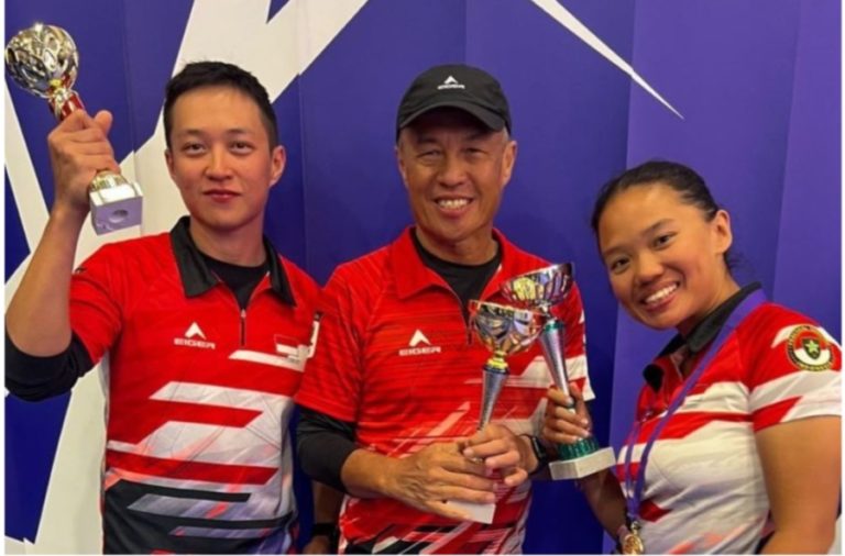 Gunakan Handgun, Indonesia Boyong Tiga Medali di French National Optic Sight Prancis 2022