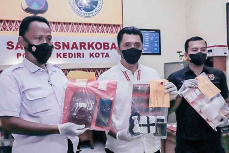 Dalam Dua Minggu, Polres Kediri Kota Libas Belasan Pengedar Narkoba