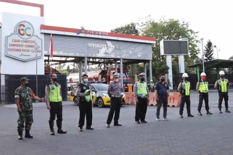 Pasca Kenaikan Harga BBM, Polres Tanjung Perak Lakukan Pengamanan di 14 SPBU Pertamina