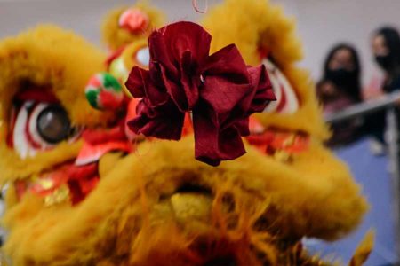 Adu Ketangkasan Barongsai di ITC Mall Surabaya