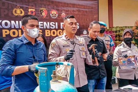 Aduh, Ada Sindikat Pengoplos Gas Elpiji Berkedok Warteg di Bogor