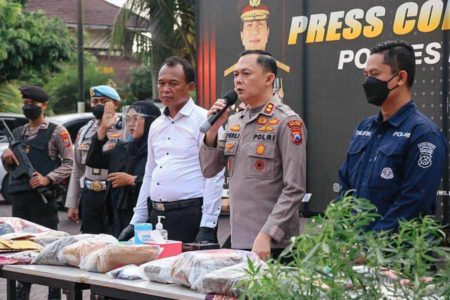 Polres Malang Ungkap Kebun Ganja Seluas Satu Hektare di Lereng Semeru