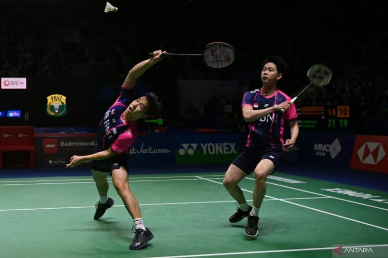 Berjuang Sepanjang 66 Menit, Kevin Sanjaya dan Marcus Gideon Kalah dari Pasangan Taiwan di French Open 2022