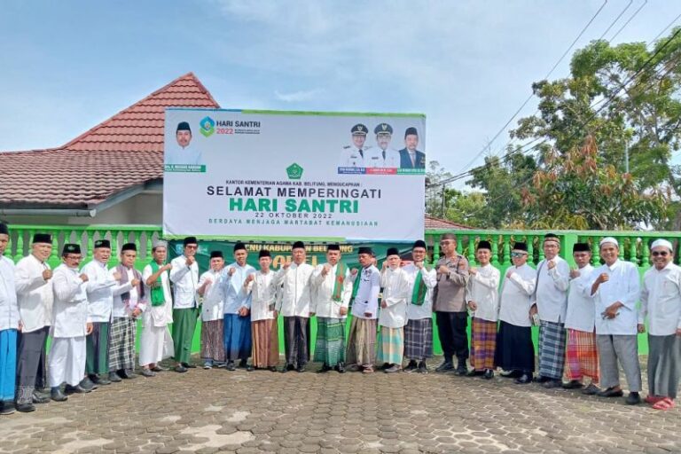 Kemenag Belitung: Santri Harus Memperkokoh Semangat Kebangsaan