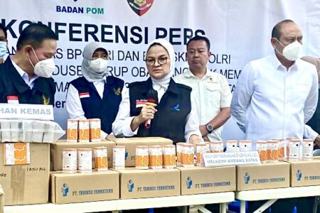 BPOM: Pelarut Obat Sirop Industri Dijual Lebih Murah Dari Pharmaceutical Grade