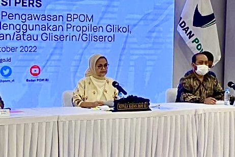 BPOM Tegaskan 23 Dari 102 Obat Sirop yagn Dikonsumsi Pasien Gagal Ginjal Aman