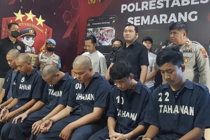 Polisi Ringkus 6 Pelaku Pengeroyokan Hingga Tewas di Semarang