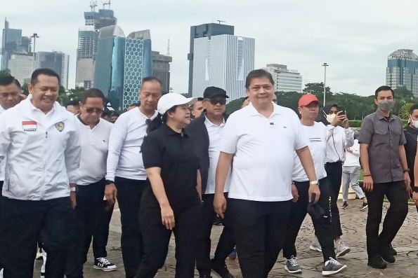 Usai Bertemu Puan, Airlangga: Golkar dan PDIP Komitmen Sejahterakan Rakyat