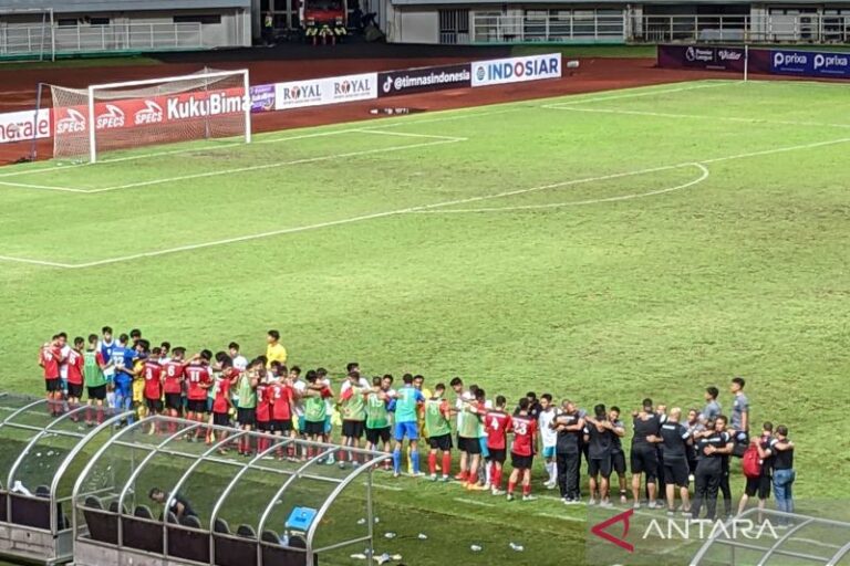 Usai Bertanding, Timnas Indonesia Berikan Apresiasi untuk Palestina