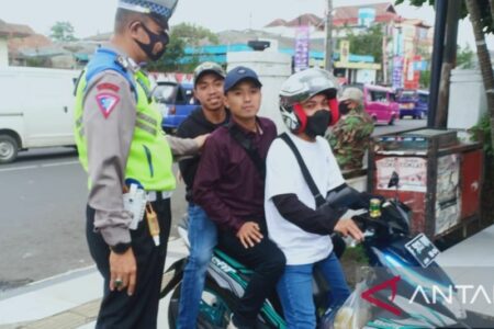 Hari Ketiga Operasi Zebra Lodaya, Teguran Keras Diberikan ke 1.725 Pengendara Kota Sukabumi